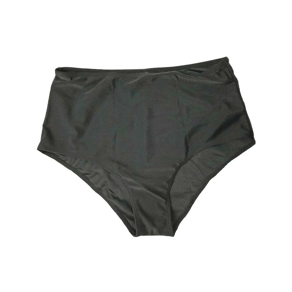 Plus 2Pc Swimdress Set Womens Size 24 High Cut Paisley Swimwear - Picture 7 of 8